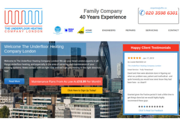 The underfloor heating company London | Repair, maintenance